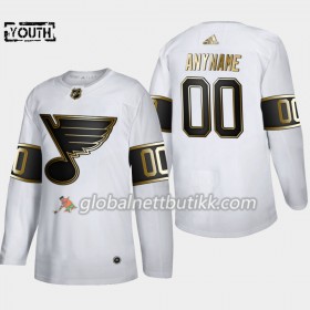 St. Louis Blues Hockeydrakt Custom Adidas 2019-2020 Golden Edition Hvit Authentic - Barn